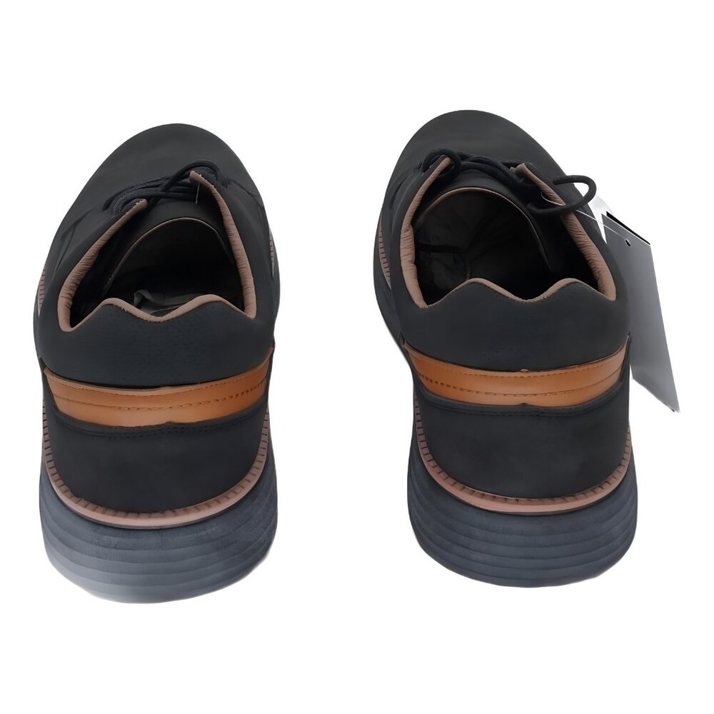 Akademiks Men's Dayton Lace-Up Oxford Sneakers Black 12M - Picture 3 of 6